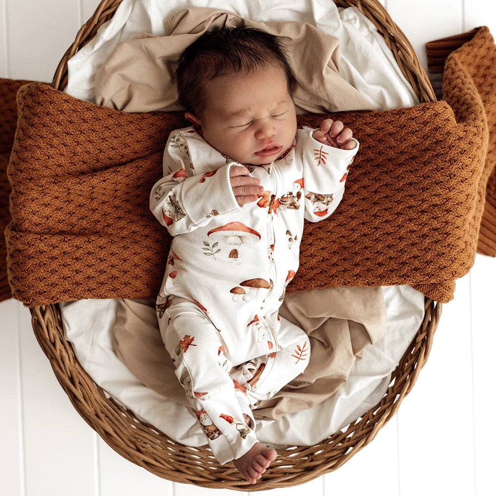 Gnomes Organic Snugglesuit Convertible Romper