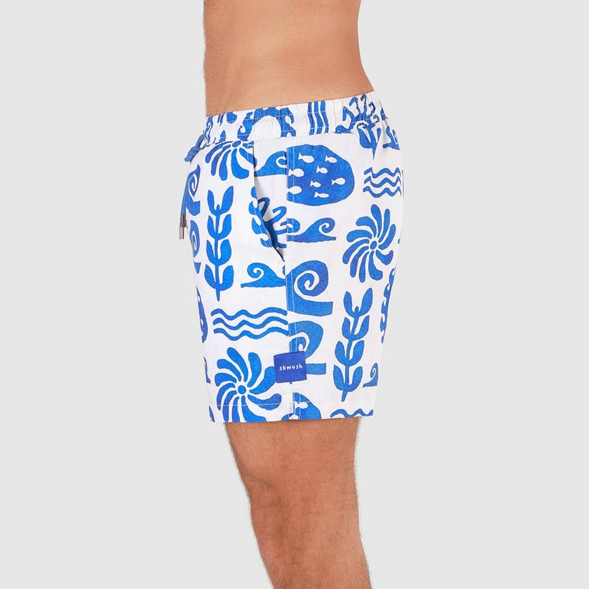 Greek Yoghurt Men’s Swim Shorts White