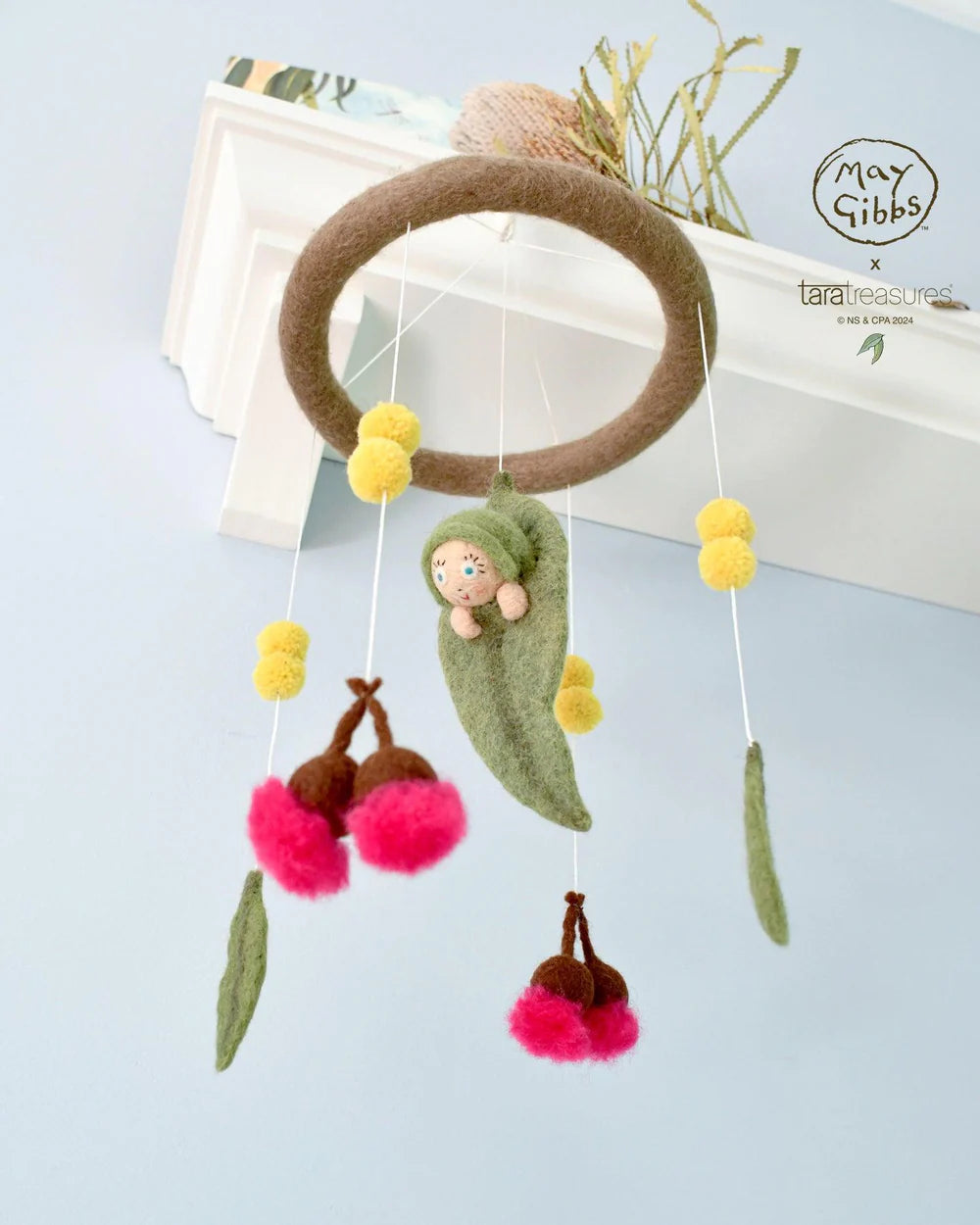 Nursery Cot & Ceiling Mobiles – Handmade Felt Designs