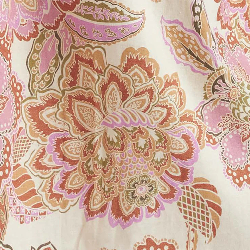 Hope Tie Back Linen Dress Natural