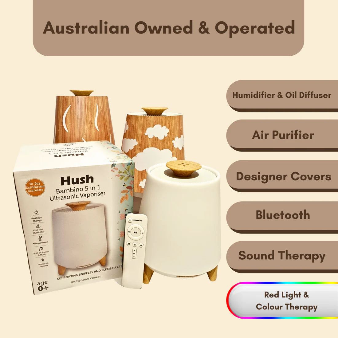 Snotty Noses Hush 8 In 1 Vaporiser