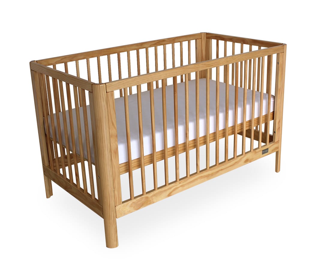 Babyhood Dune Cot – Natural or White - available to order