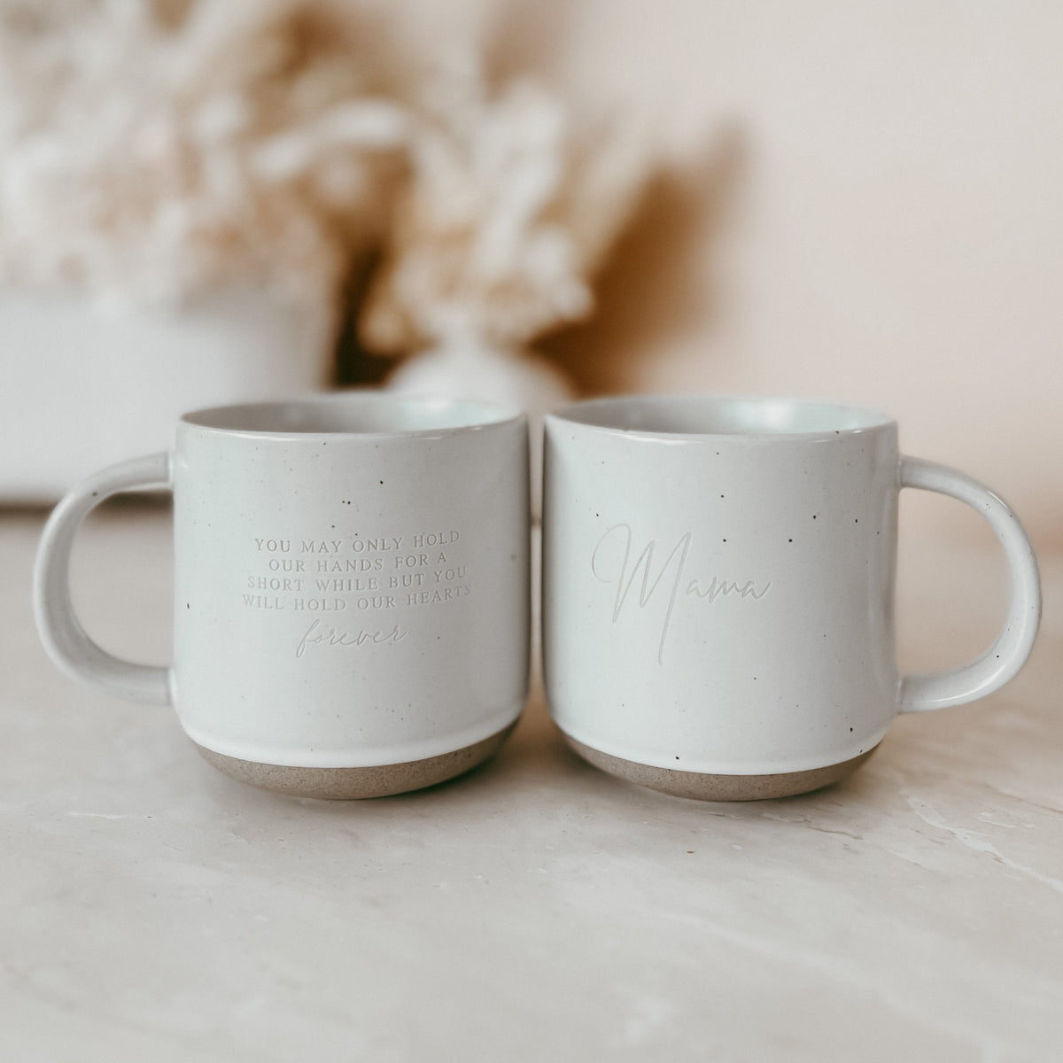 'Mama' Two Sided Crafted Speckled Ceramic Mug