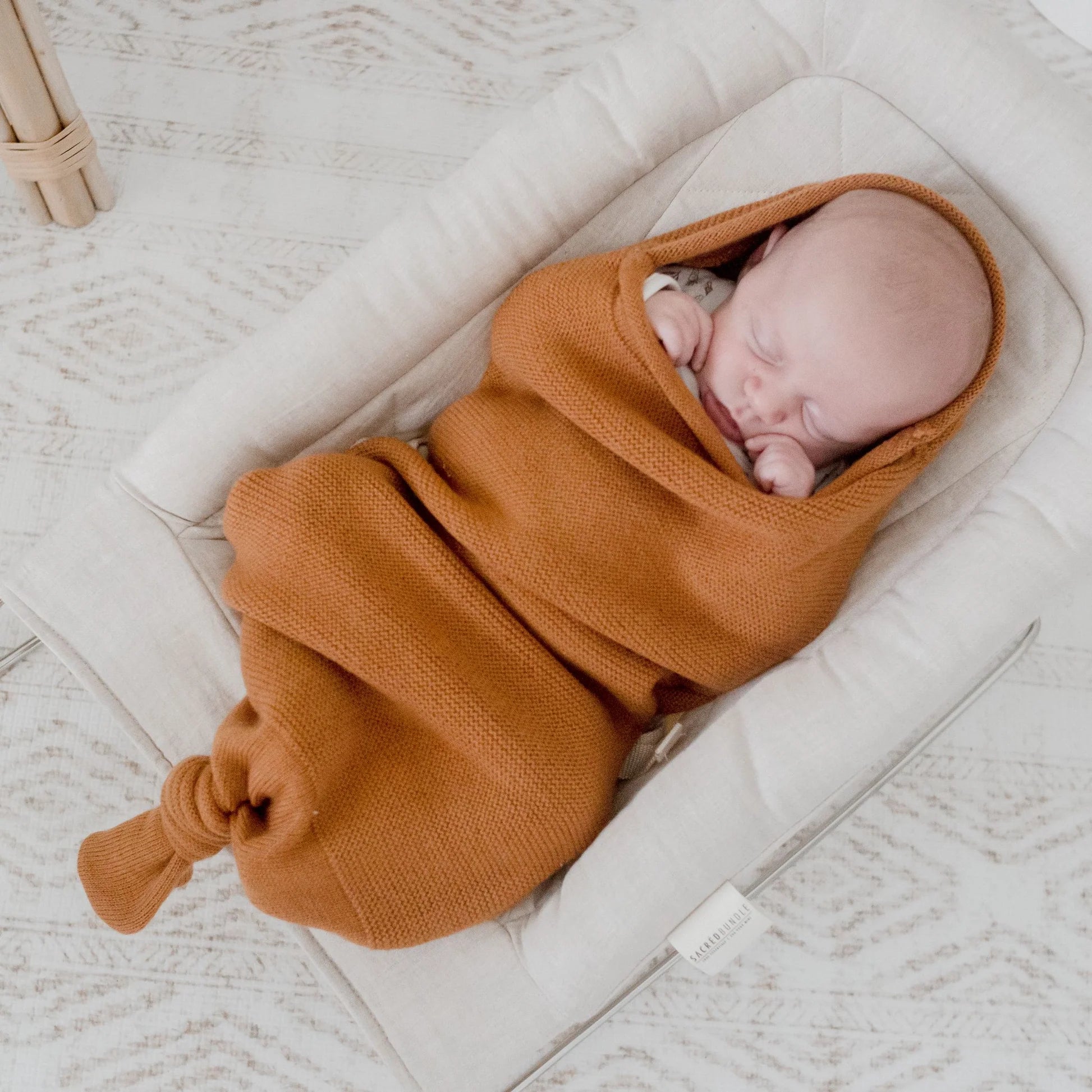Merino Wool Newborn Cocoon Baby Wrap