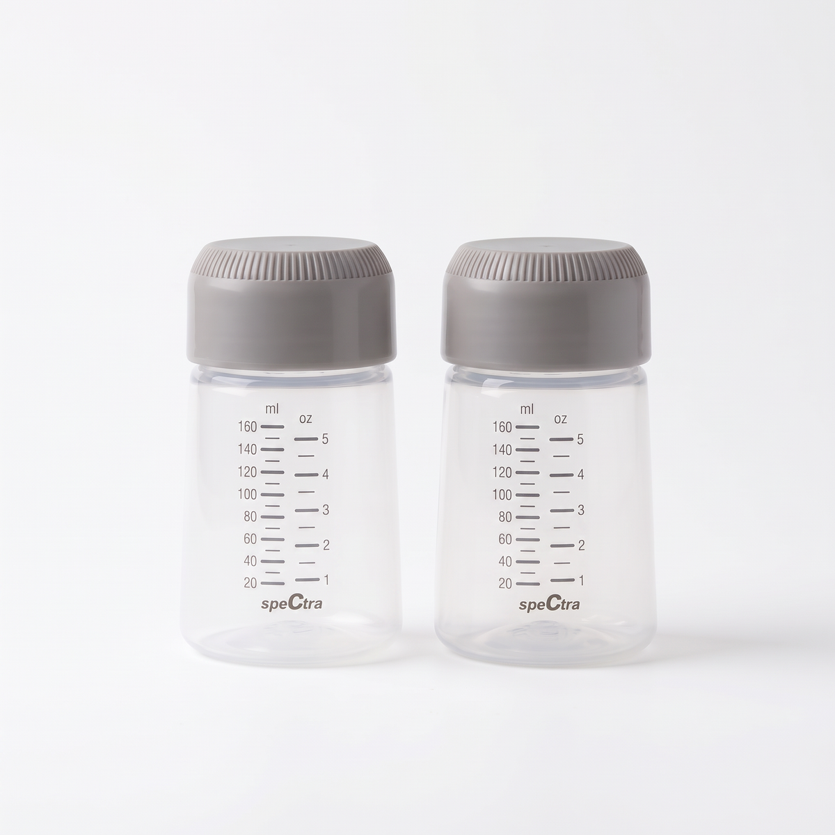 Milk Storage Bottles with Airtight Cap — 2 Pack