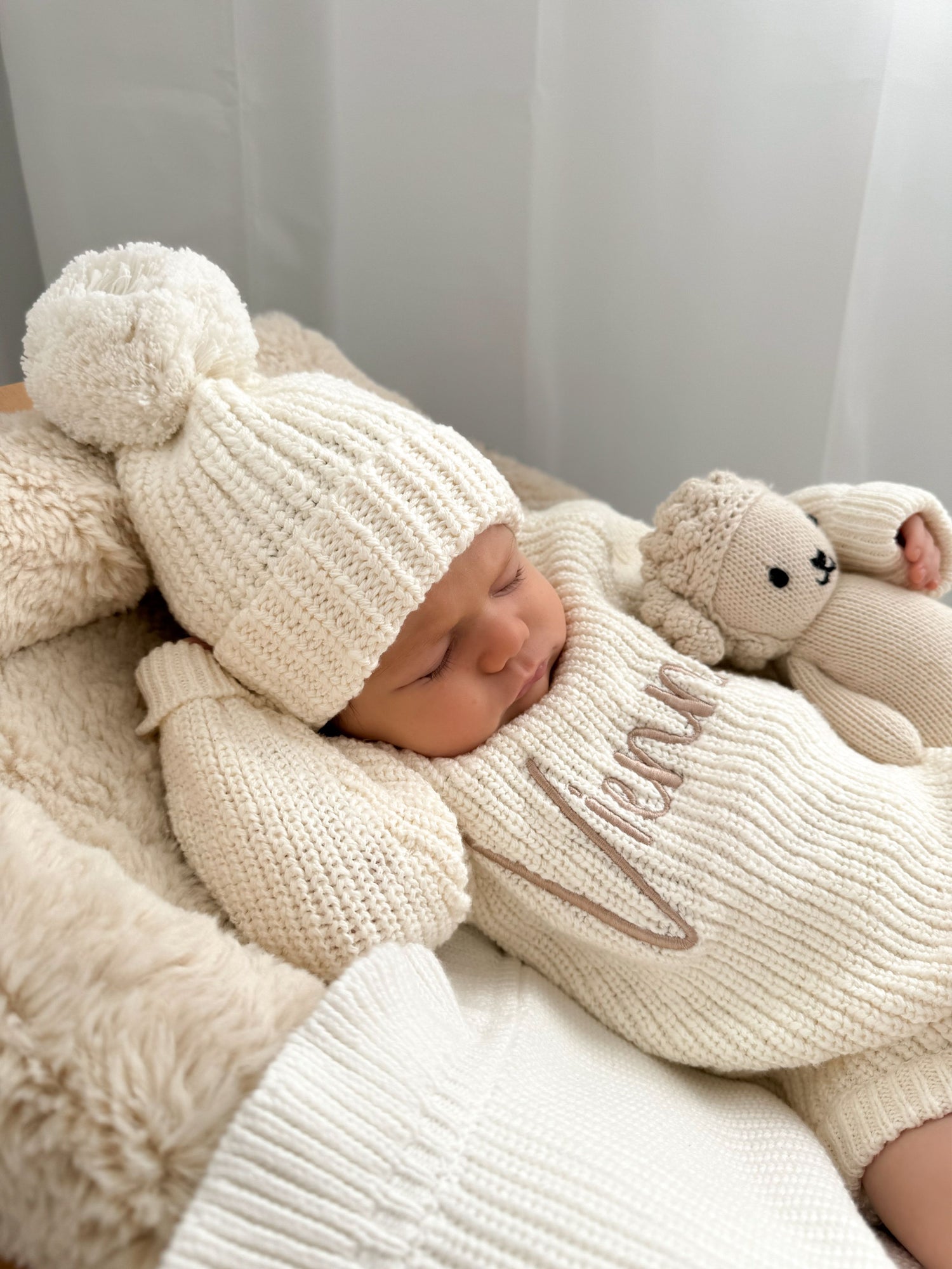 Chunky Textured Knit Beanie