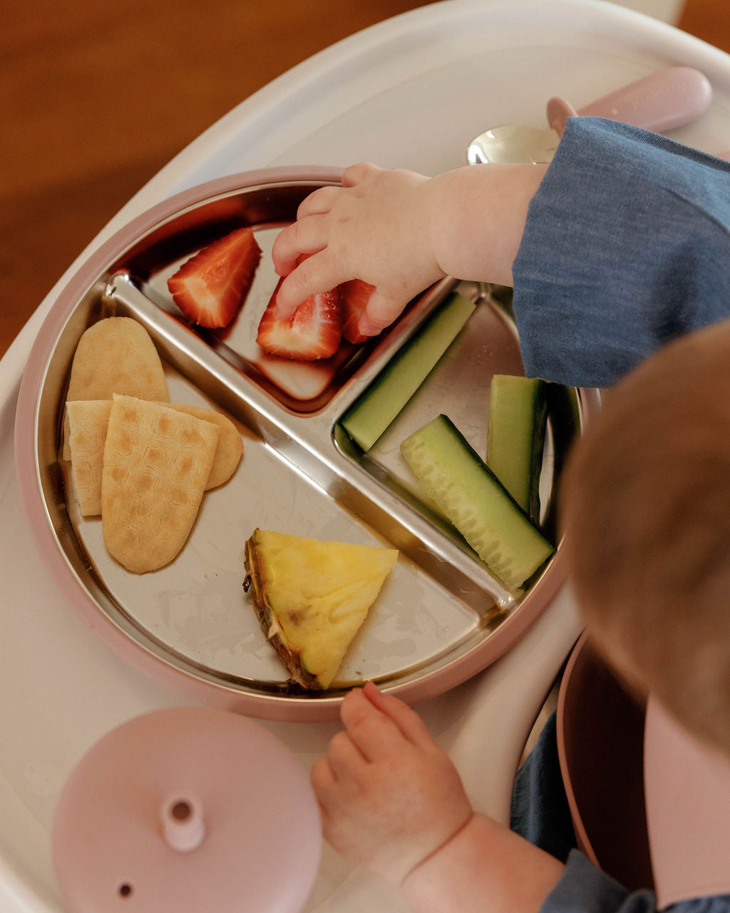 Jeanie Baby Sectioned Plate