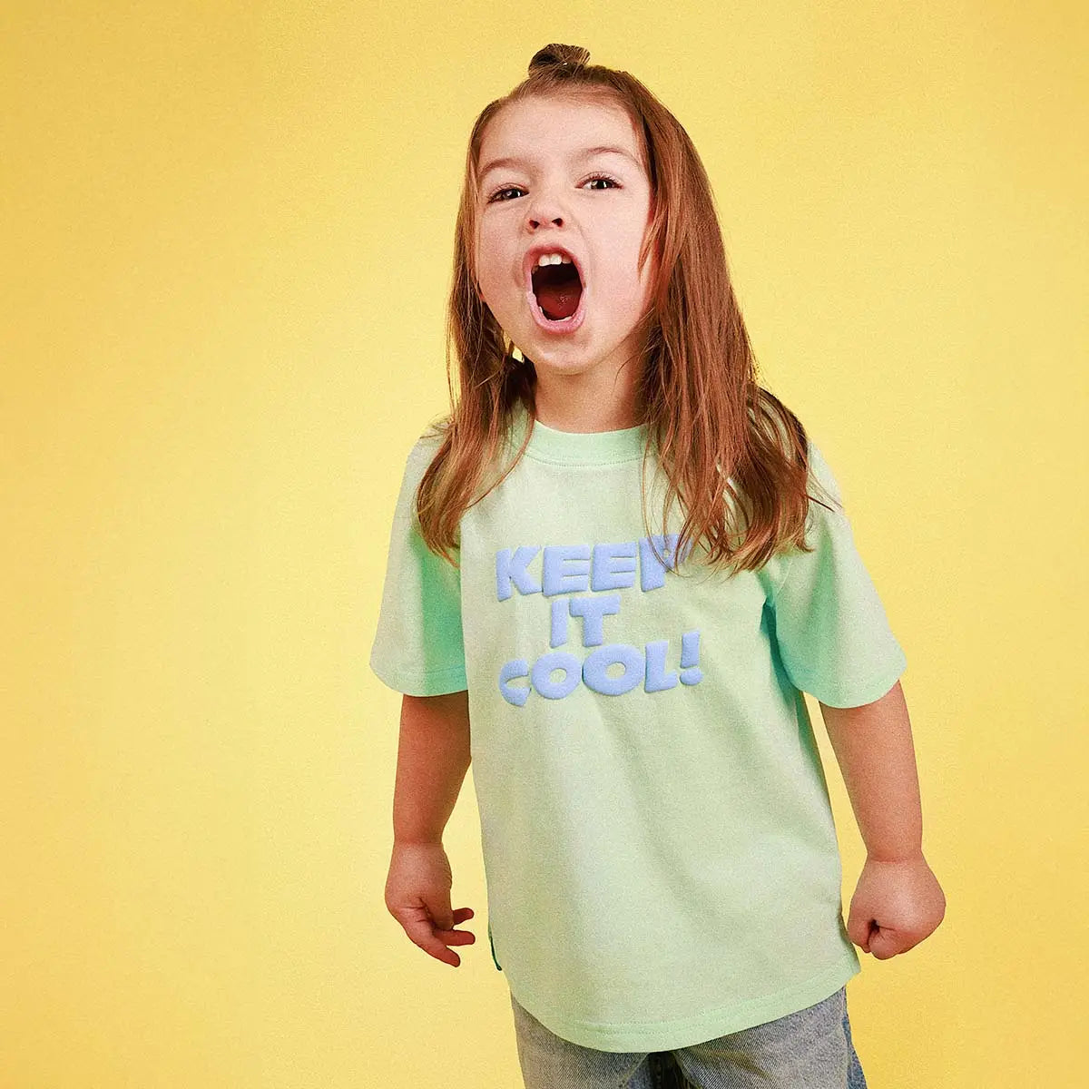 Keep It Cool Kids Slang Tee in Mint