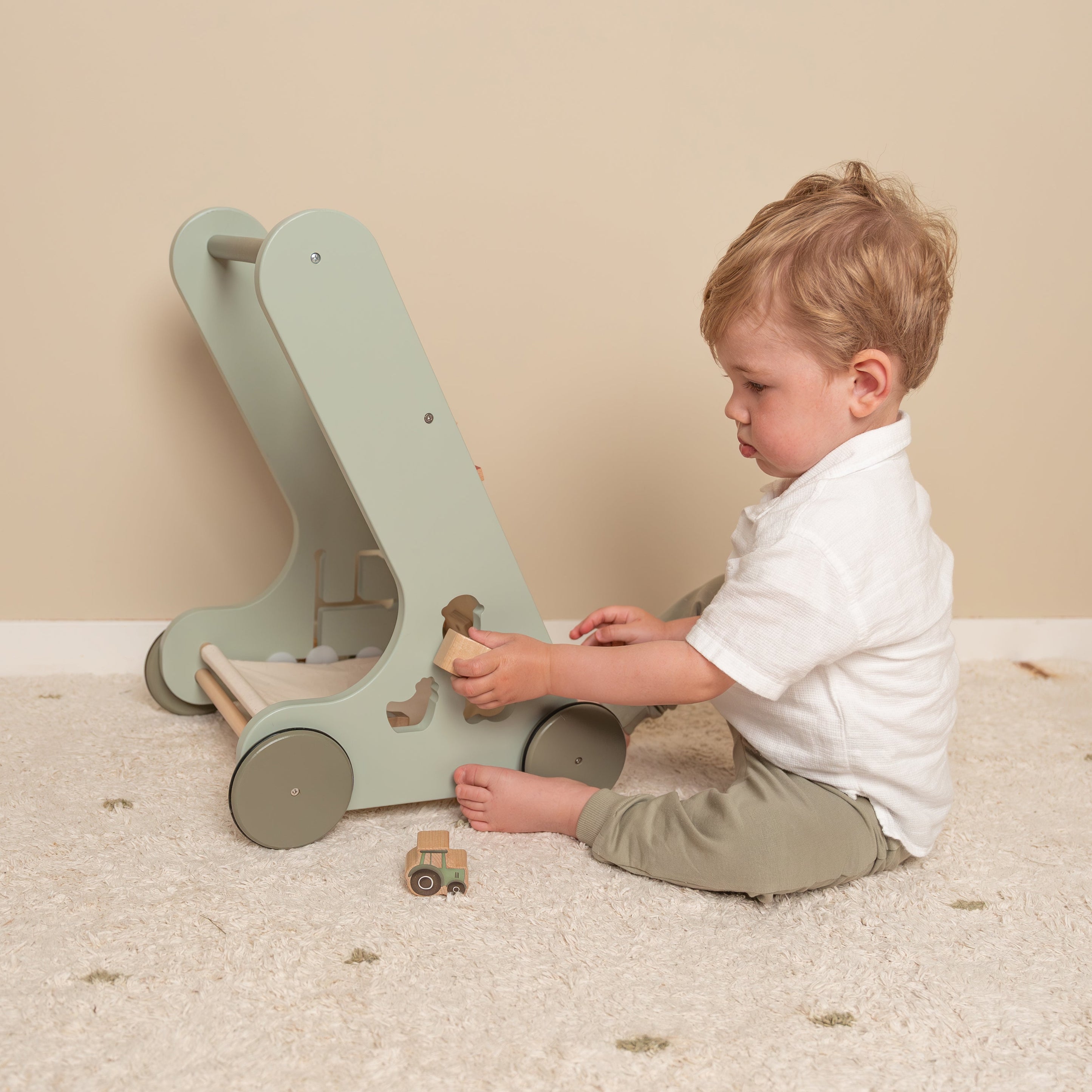 Wooden Activity Walker - Little Farm