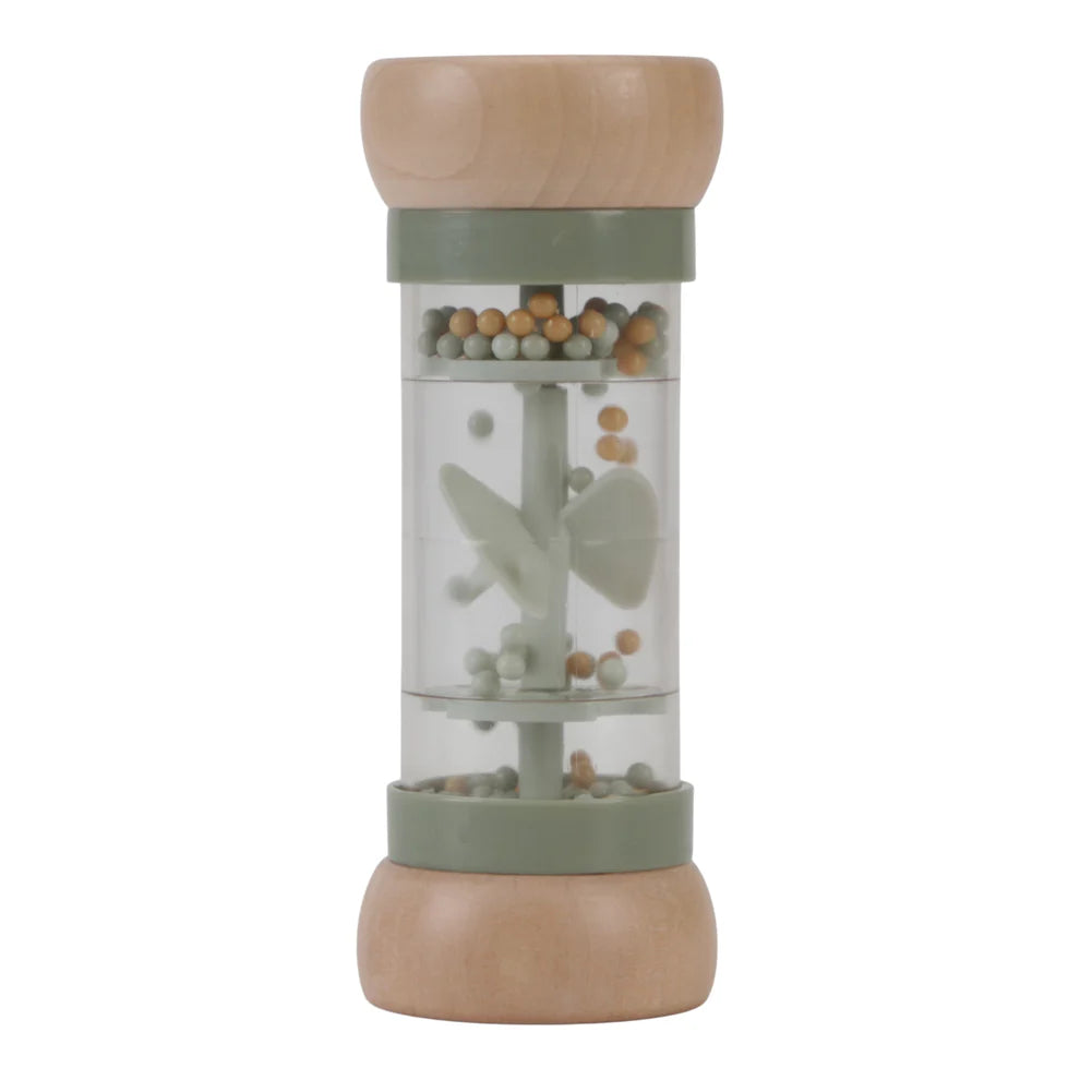 Wooden Rain Rattle Little Farm
