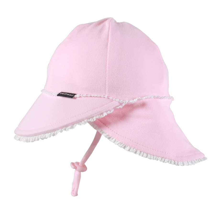 Legionnaire Hat Ruffle Trim Blush