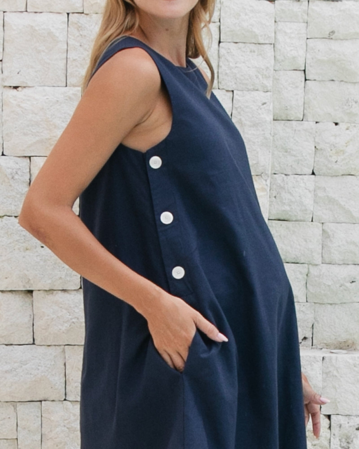 Maeve Linen Feeding Dress