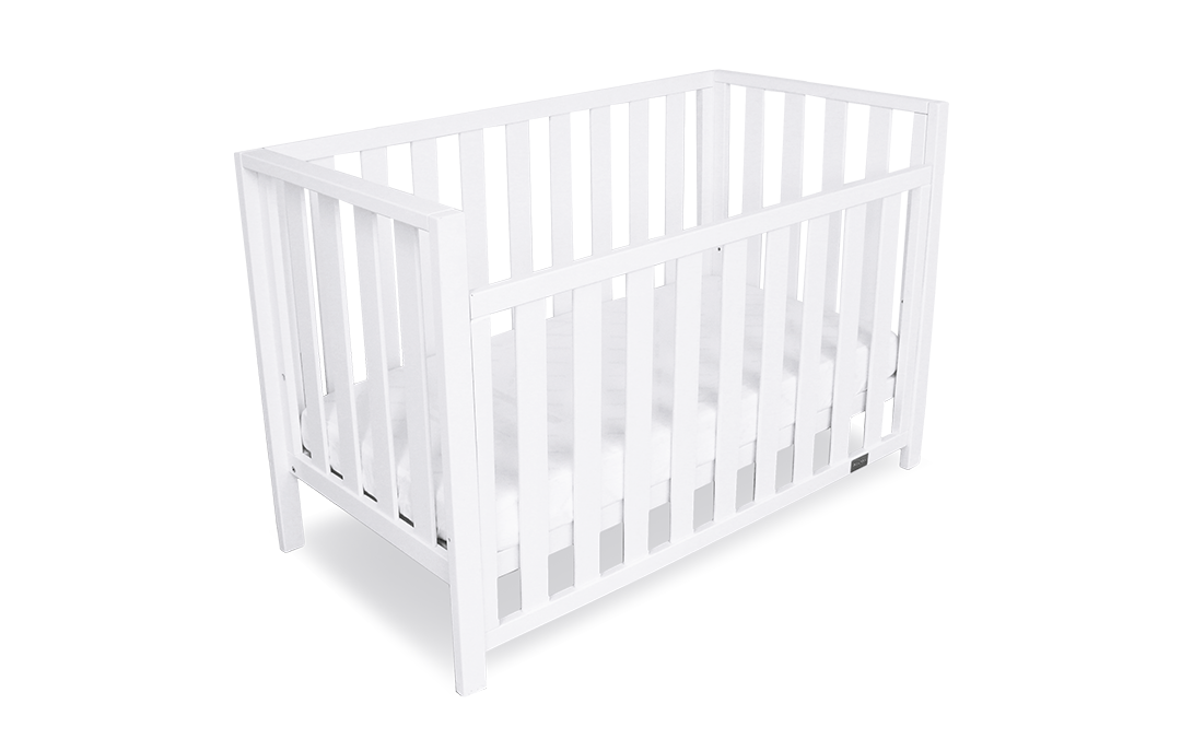 Babyhood Mali Compact Cot - Natural or White - available to order
