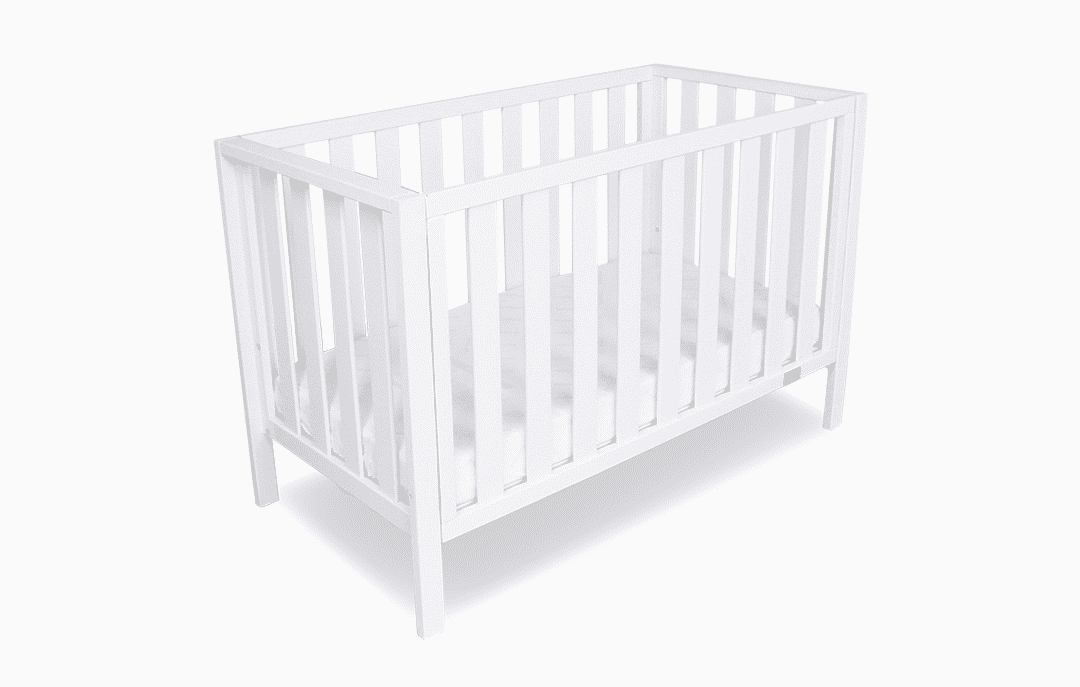 Babyhood Mali Compact Cot - Natural or White - available to order