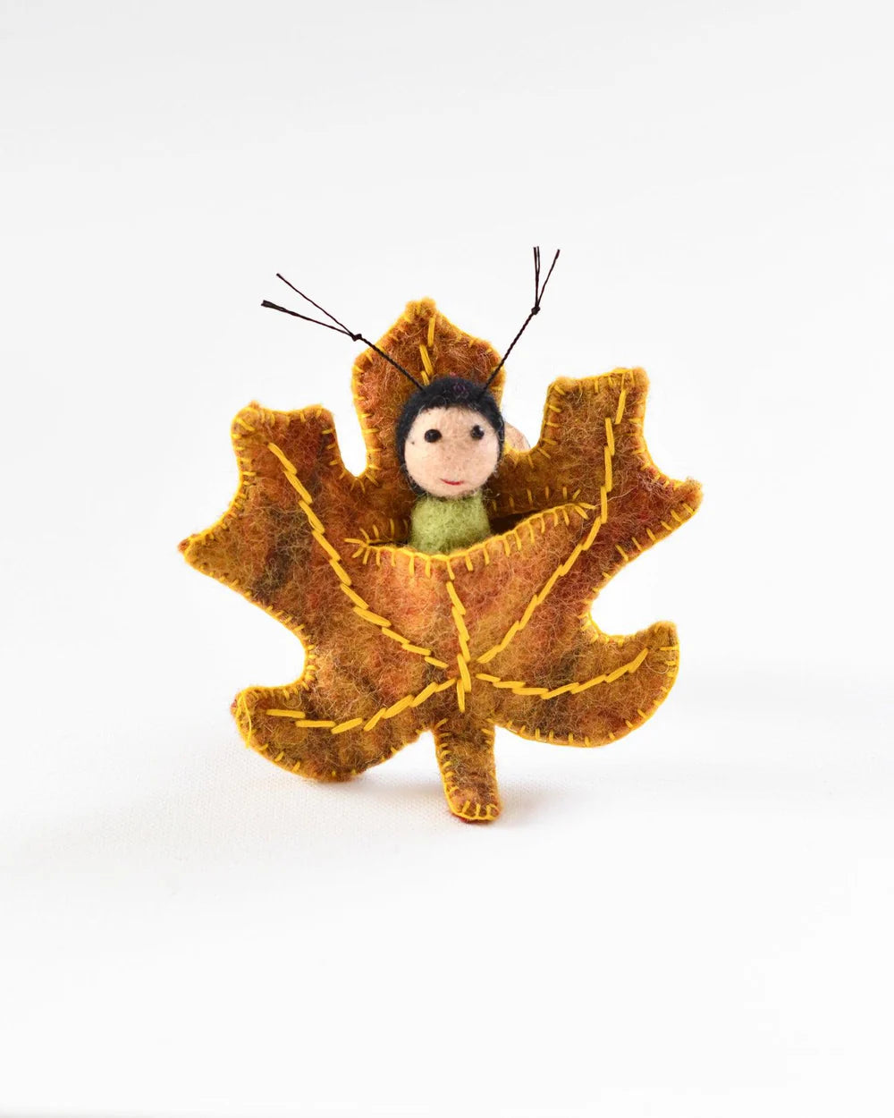 Handcrafted Felt Leaf Babies