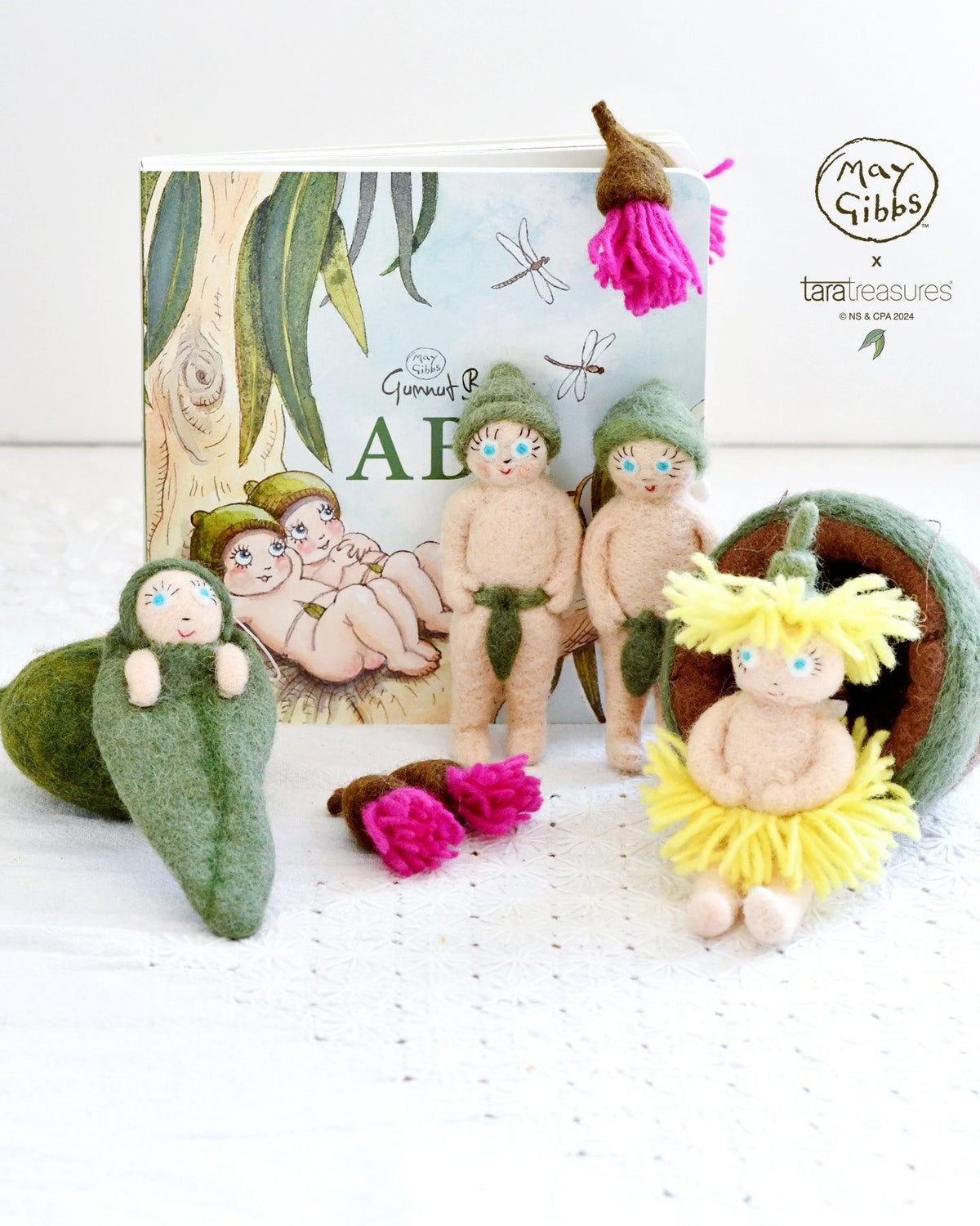 May Gibbs x Tara Treasures - Gumnut Baby Toy