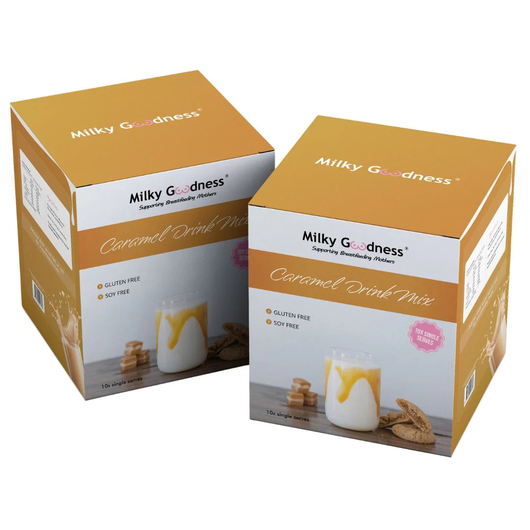 10x Single Serve Lactation Caramel Drink Mix