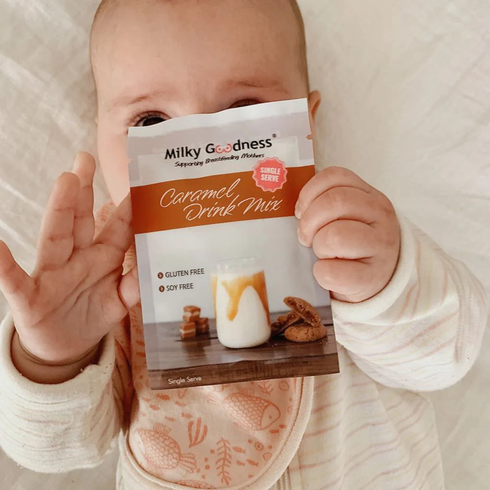 Single Serve Lactation Caramel Drink Mix