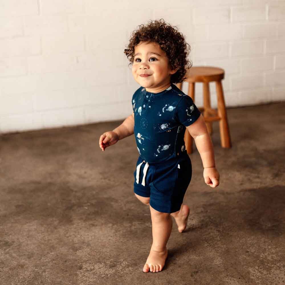 Organic Cotton Rib Shorts