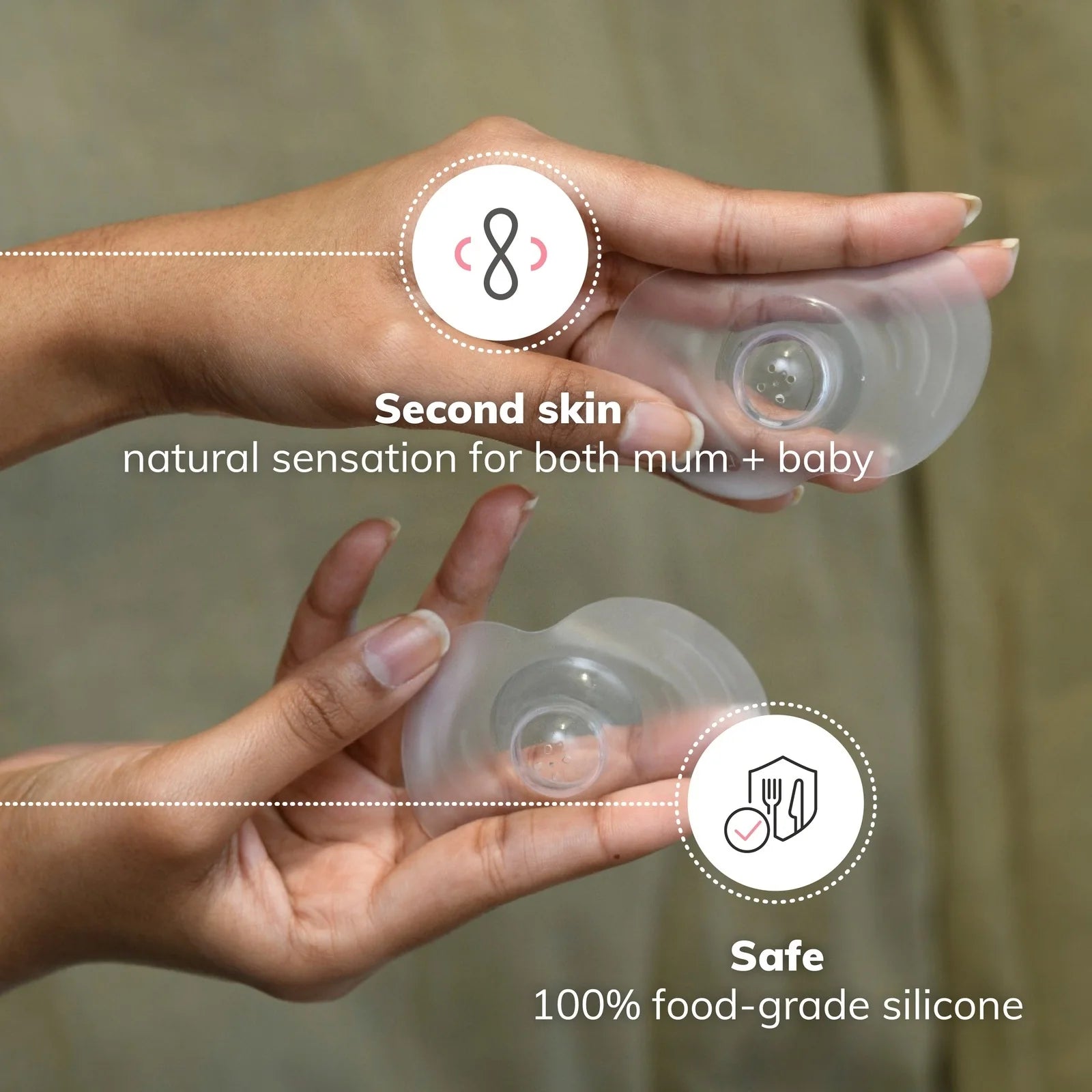 Second Skin Nipple Shields Large