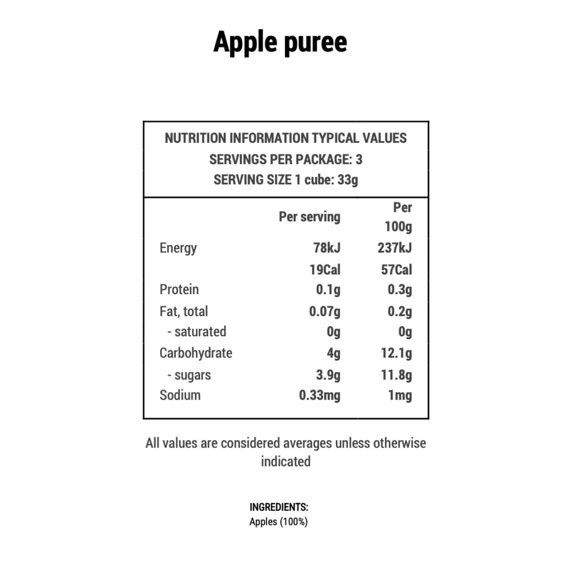 First Bites Fruit Baby Puree