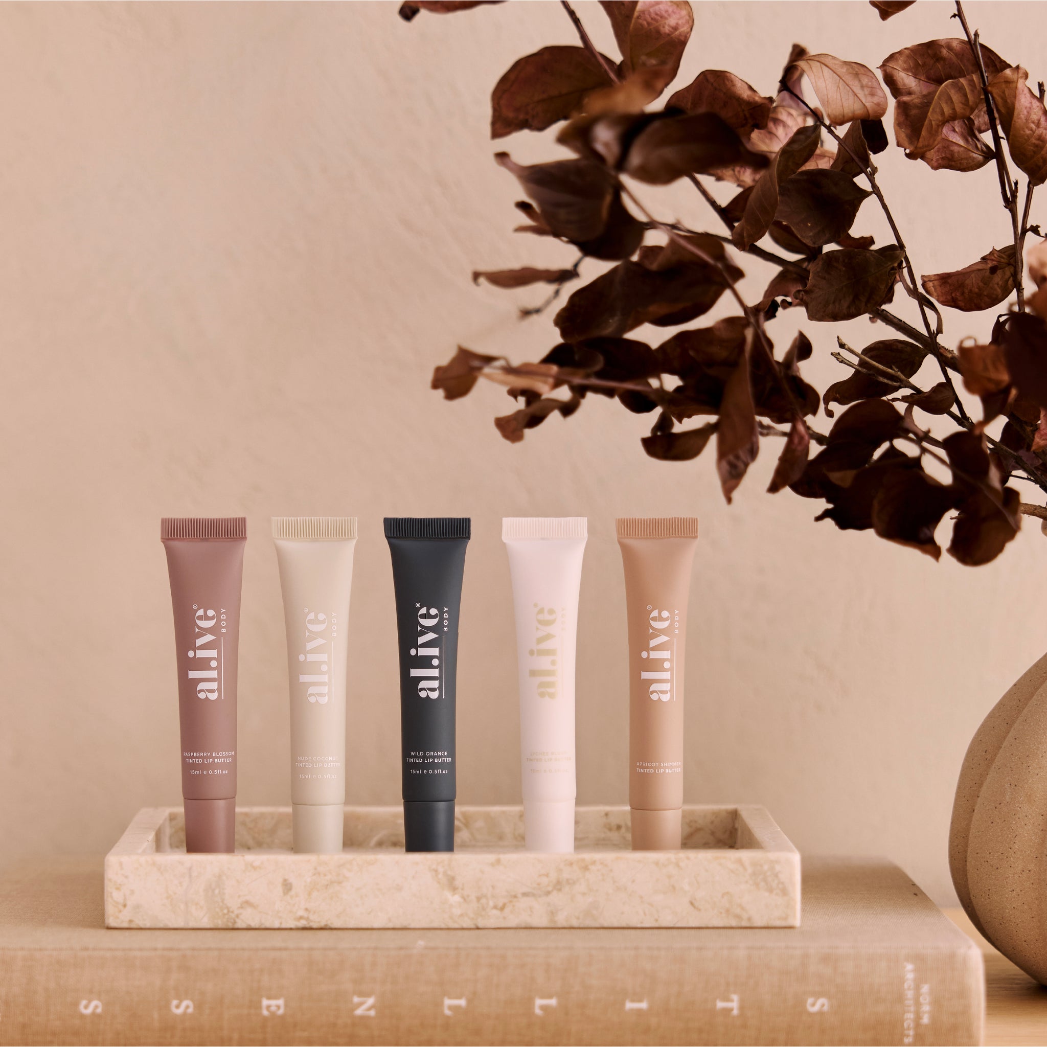 al.ive body hand & lip bundle Raspberry Blossom & Juniper
