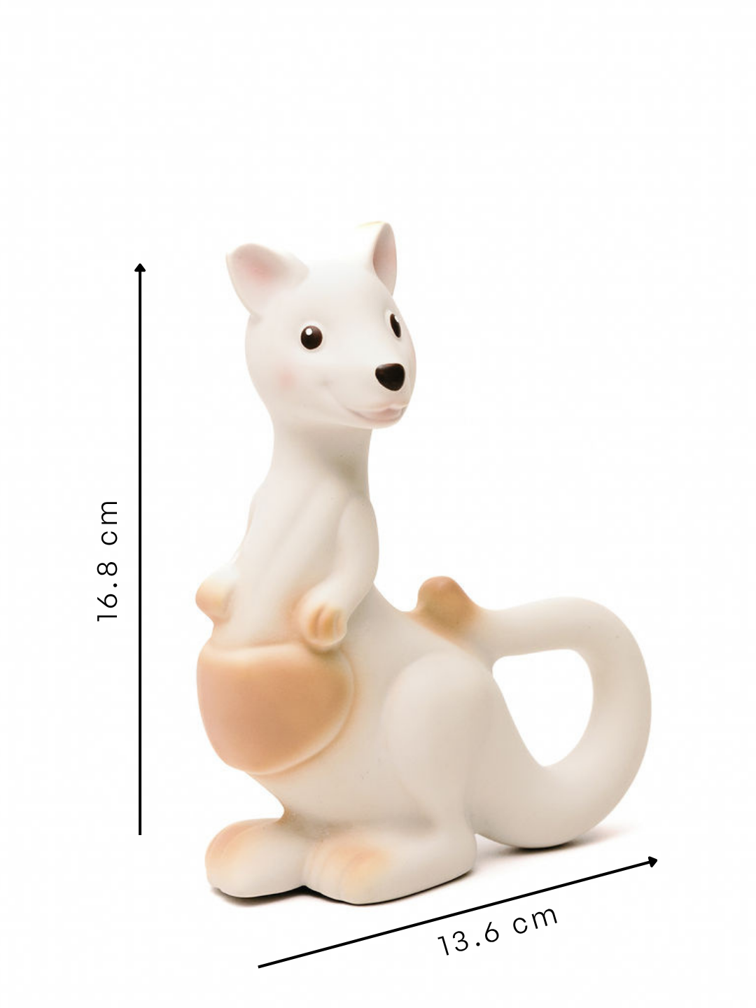 Rosie the Roo: Natural Rubber Teething Toy