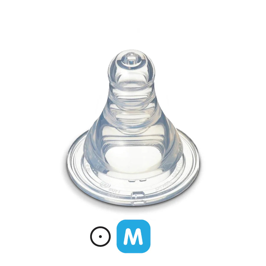 Flexible Peristaltic Teat M 2pcs 4+Months