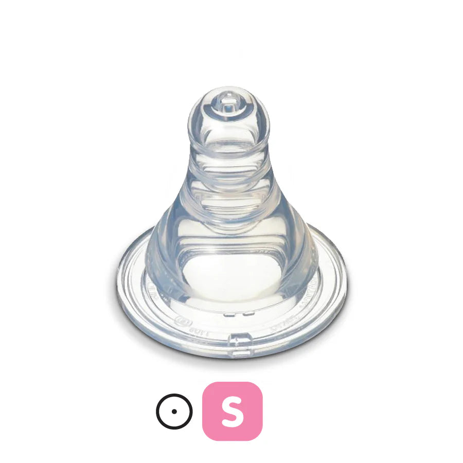 Flexible Peristaltic Teat S 2pcs (o+ month)