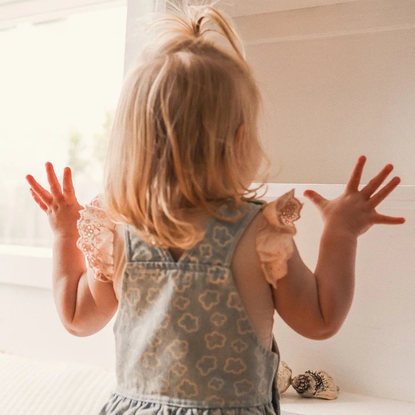 Washed Denim Pinafore