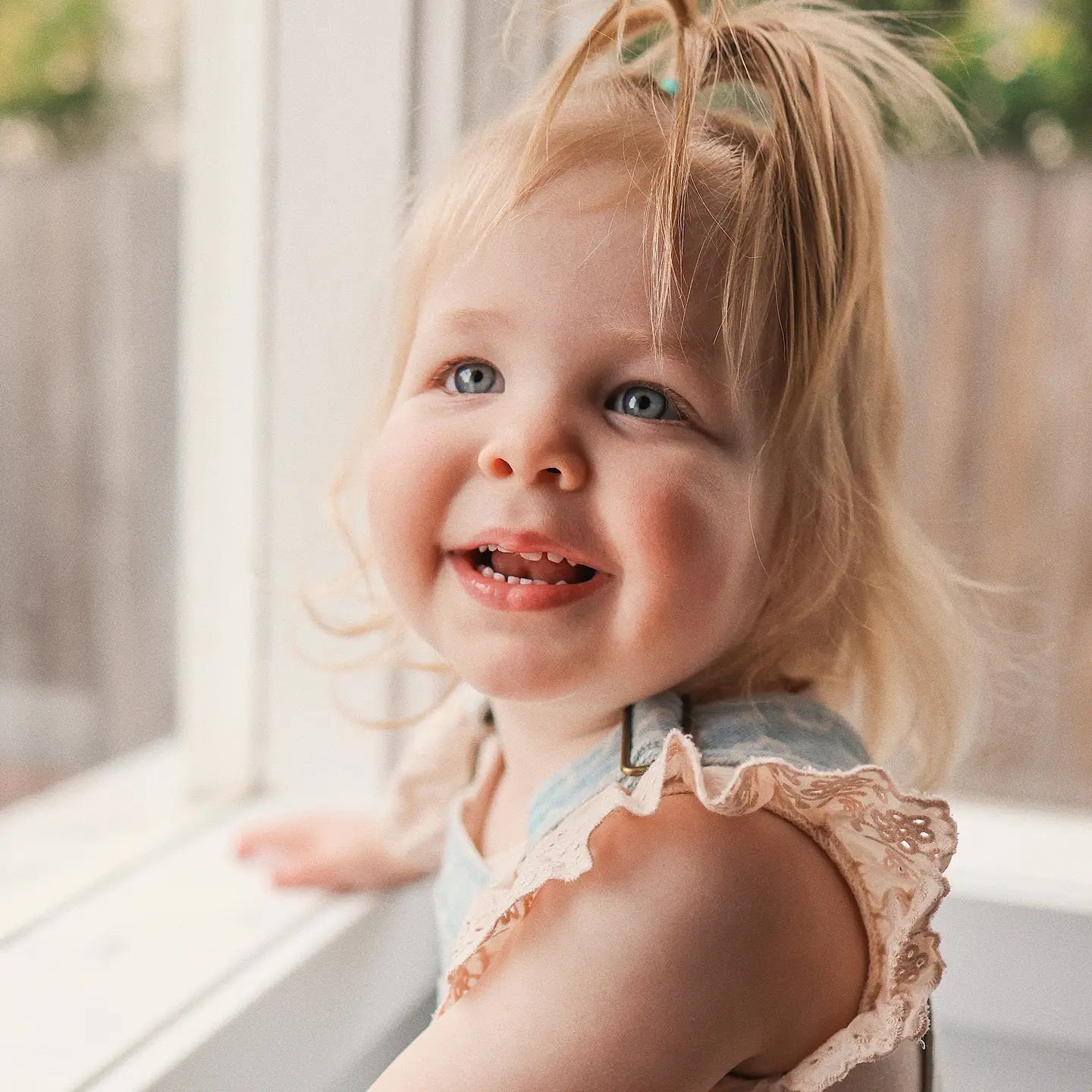 Washed Denim Pinafore