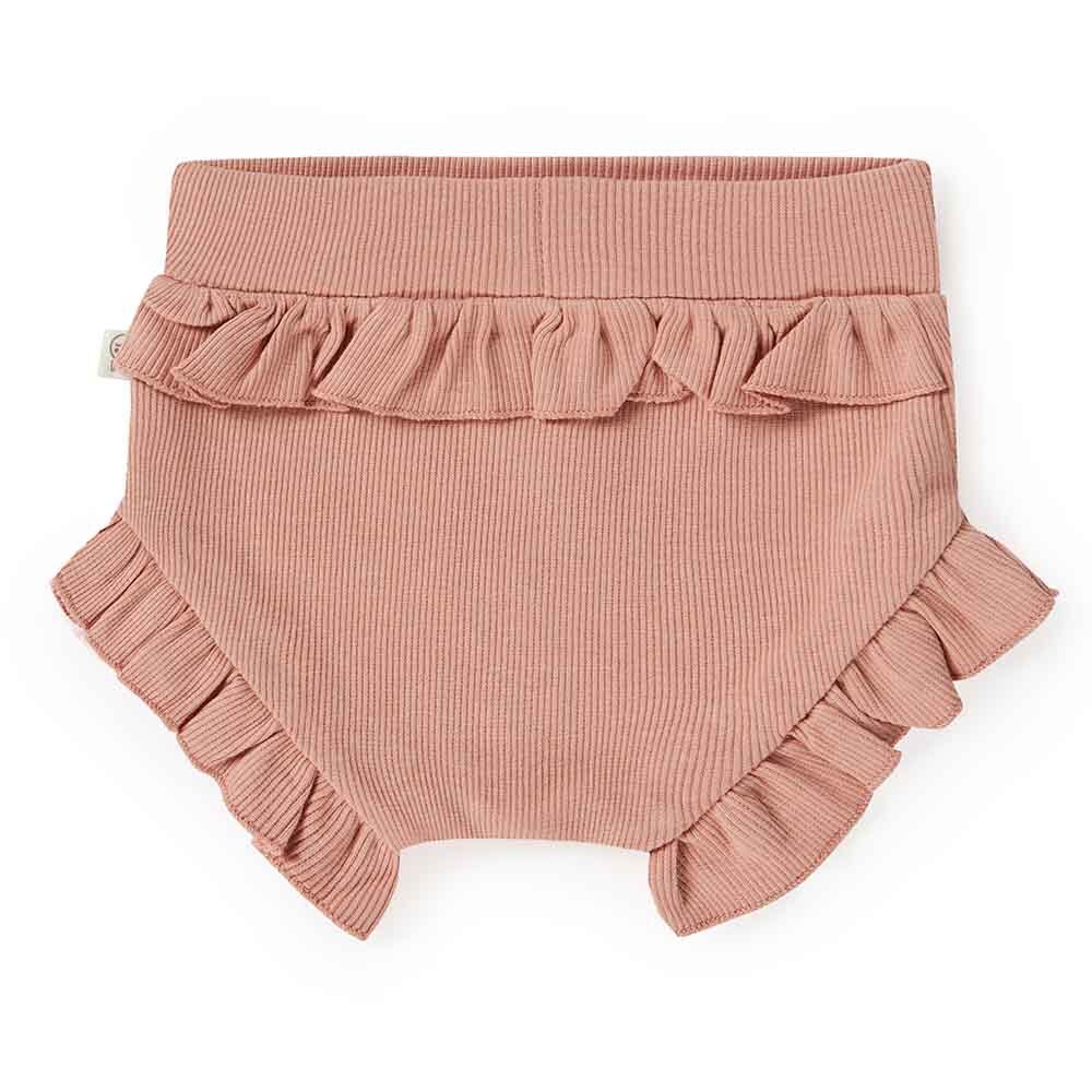 Organic Cotton Rib Bloomers