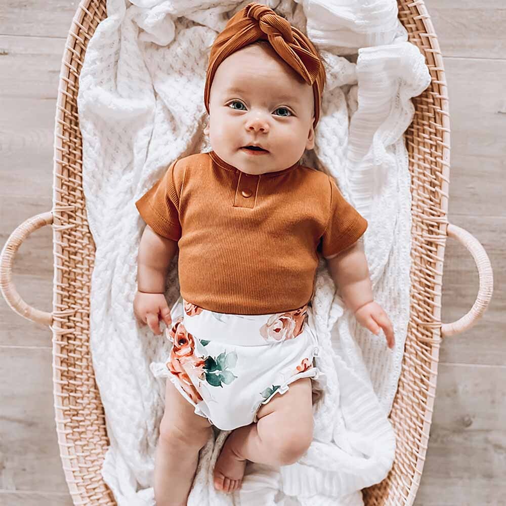 Organic Cotton Rib Bloomers