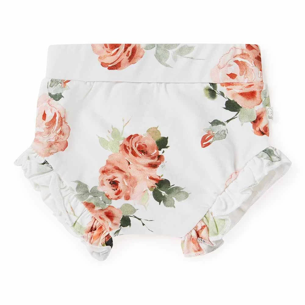 Organic Cotton Rib Bloomers