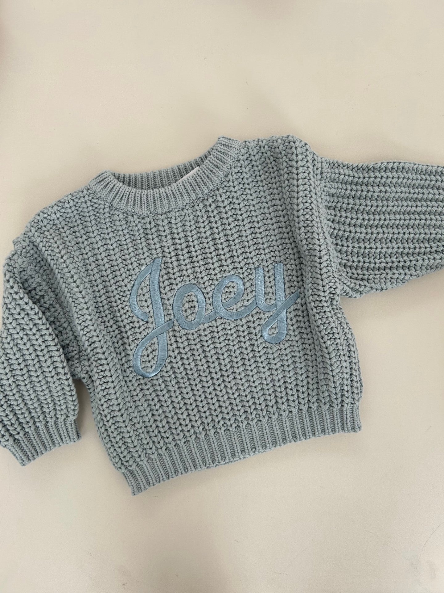 Chunky Knit Jumper Sea