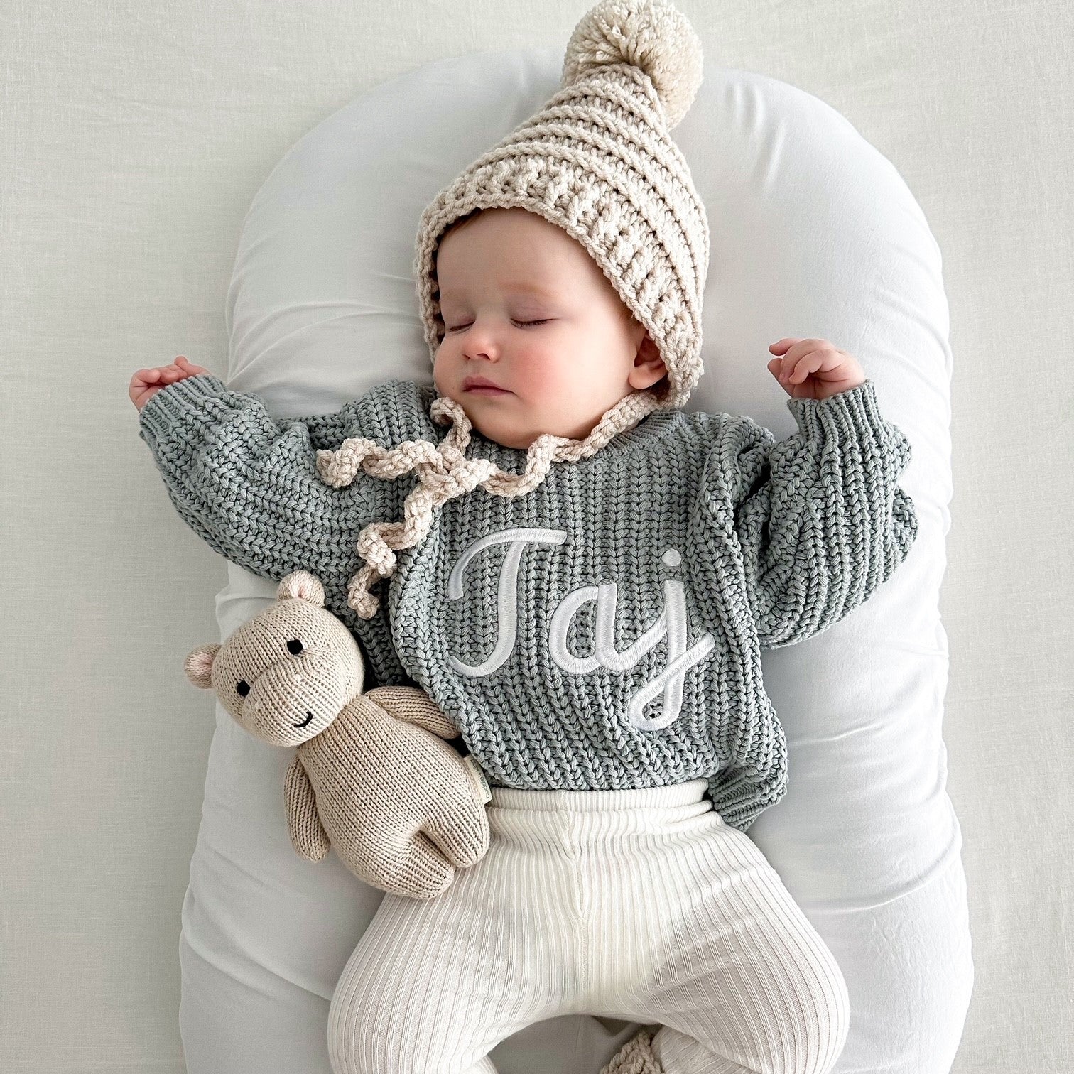 Chunky Knit Jumper Sea