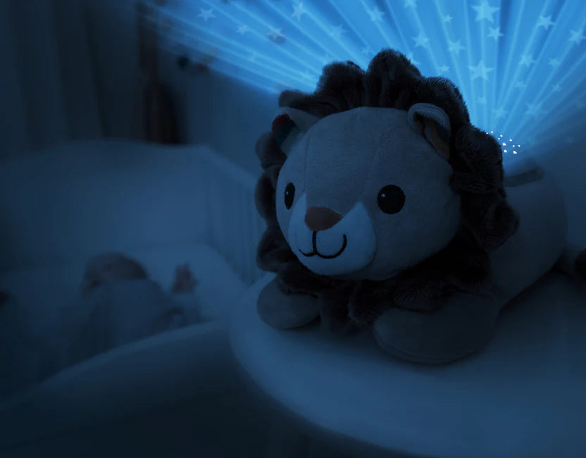 ZAZU Bedtime Projector - Leo The Lion With Star Projections