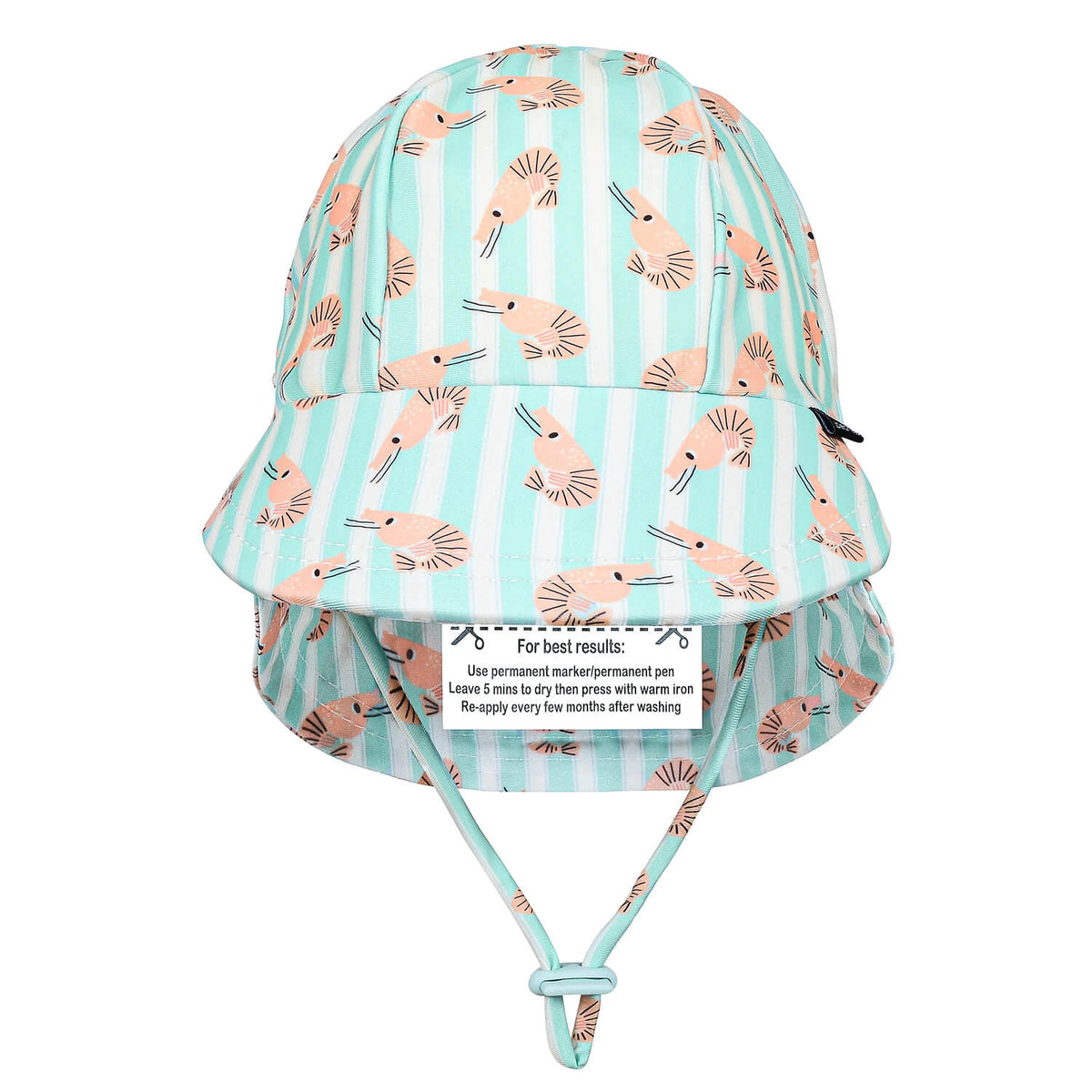 Swim Legionnaire Flap Beach Hat - Lil' Shrimp