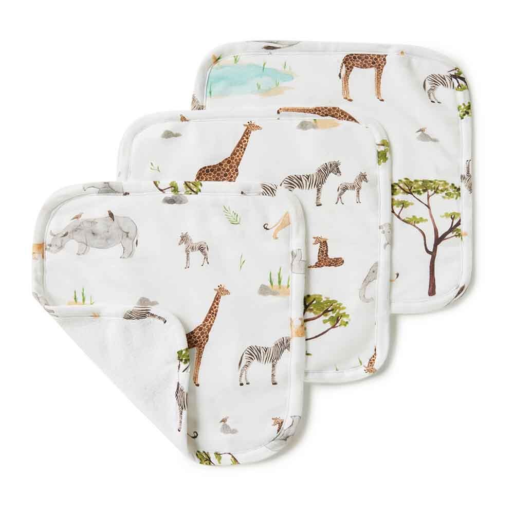 Snuggle Hunny Organic Wash Cloths 3 Pack