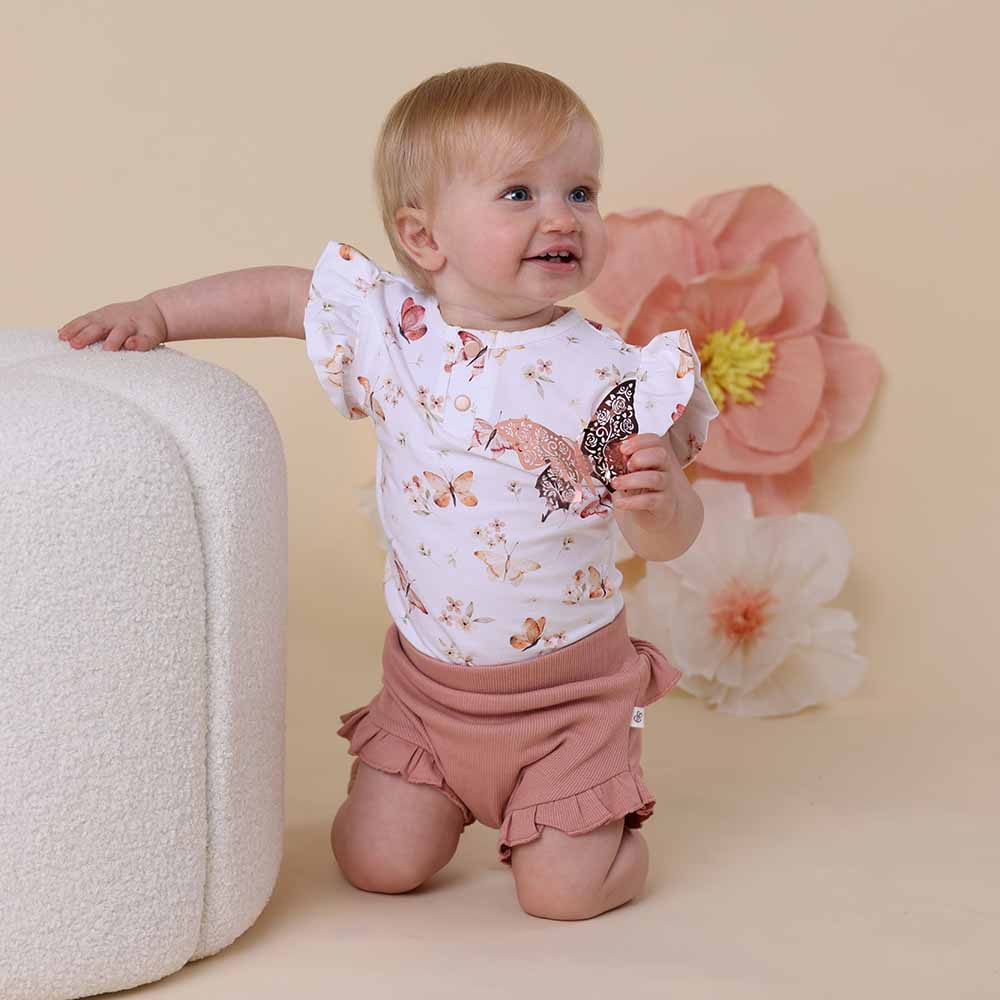 Organic Cotton Rib Bloomers