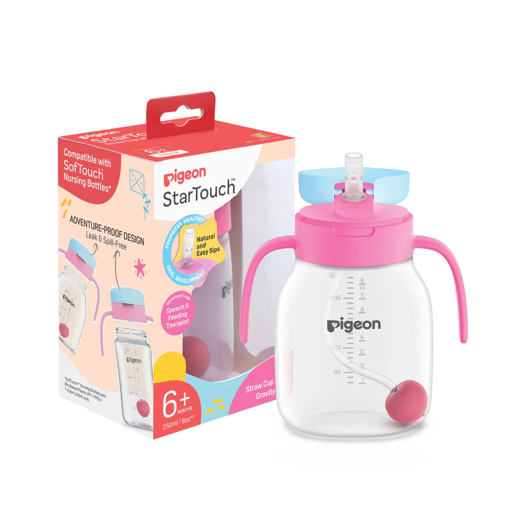 Star Touch Straw Cup with Gravity Ball