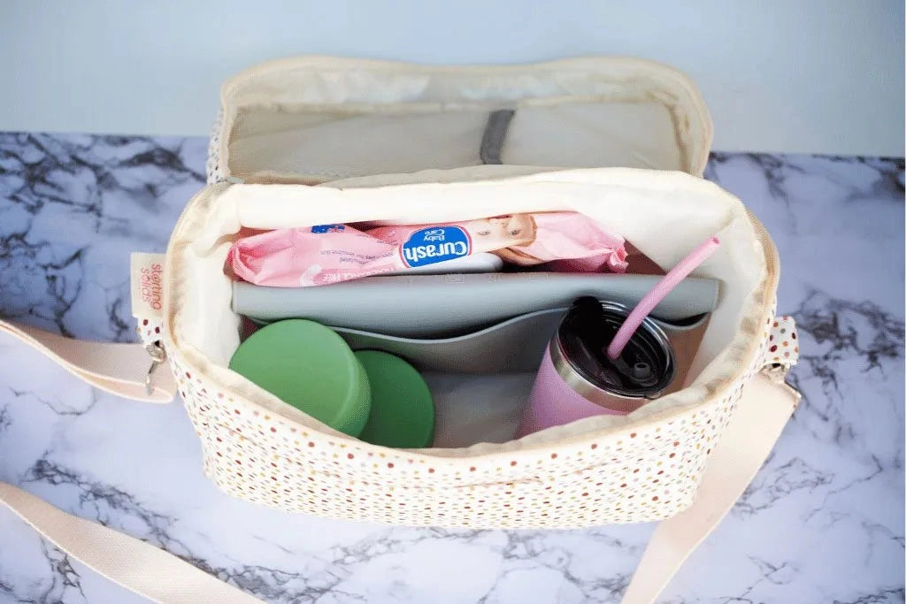 Insulated Pram Caddy Construction Site Pattern