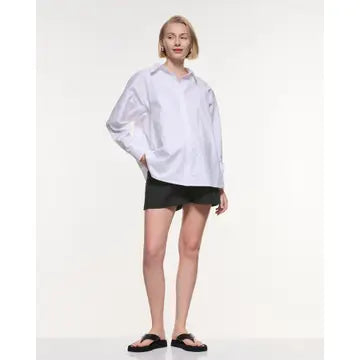 Jamie Linen Shorts - Black or Blue/white stripe