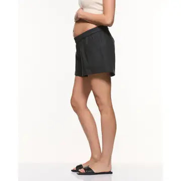 Jamie Linen Shorts - Black or Blue/white stripe