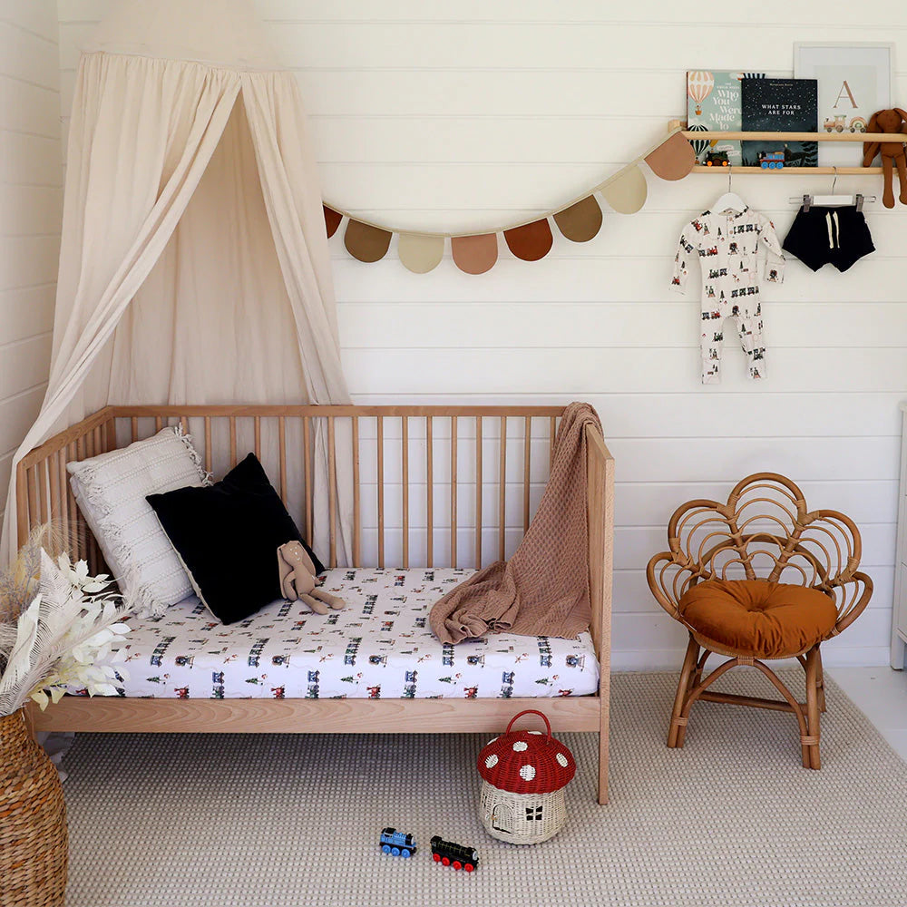 Organic Fitted Cot Sheet