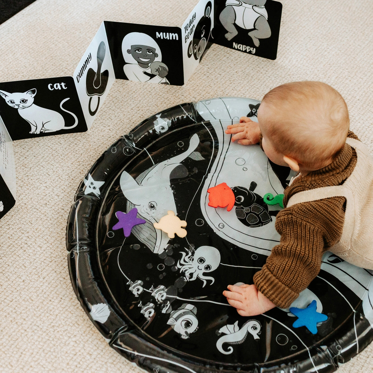 Under the Sea High Contrast Sensory Water Mat