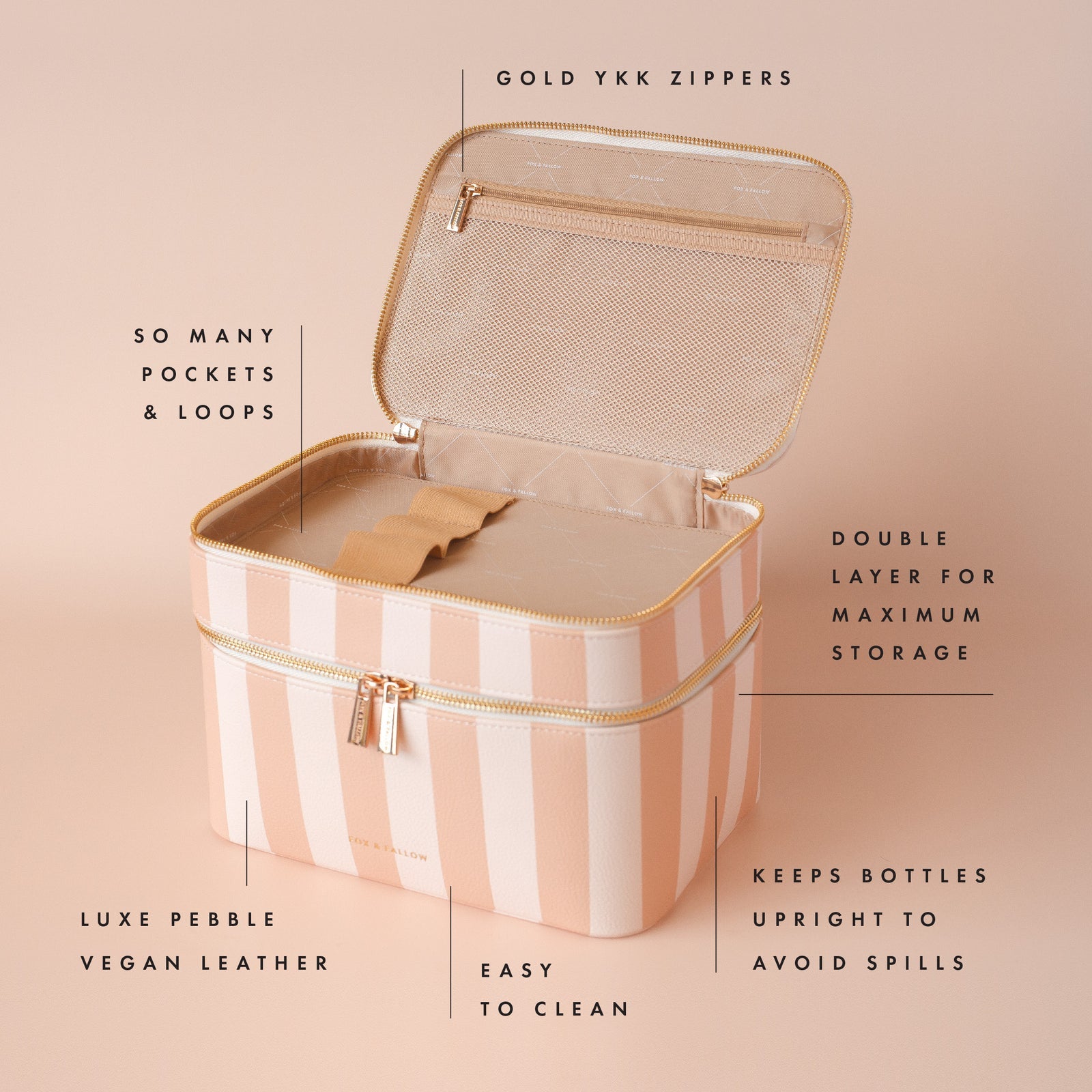 Fox & Fallow Vanity Case - 'The Classic'