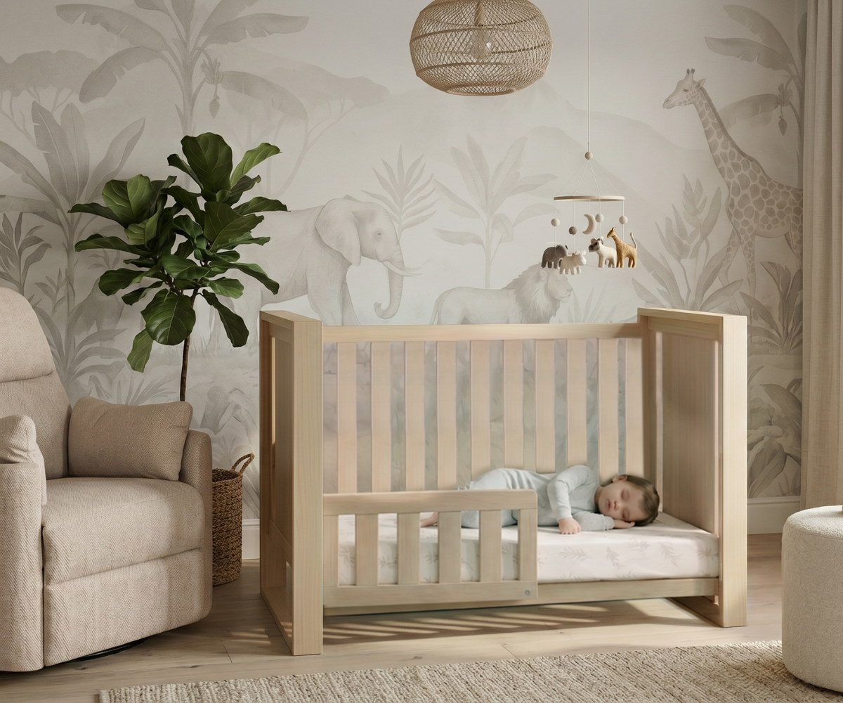Babyhood Kaylula Malika Cot – Driftwood - available to order