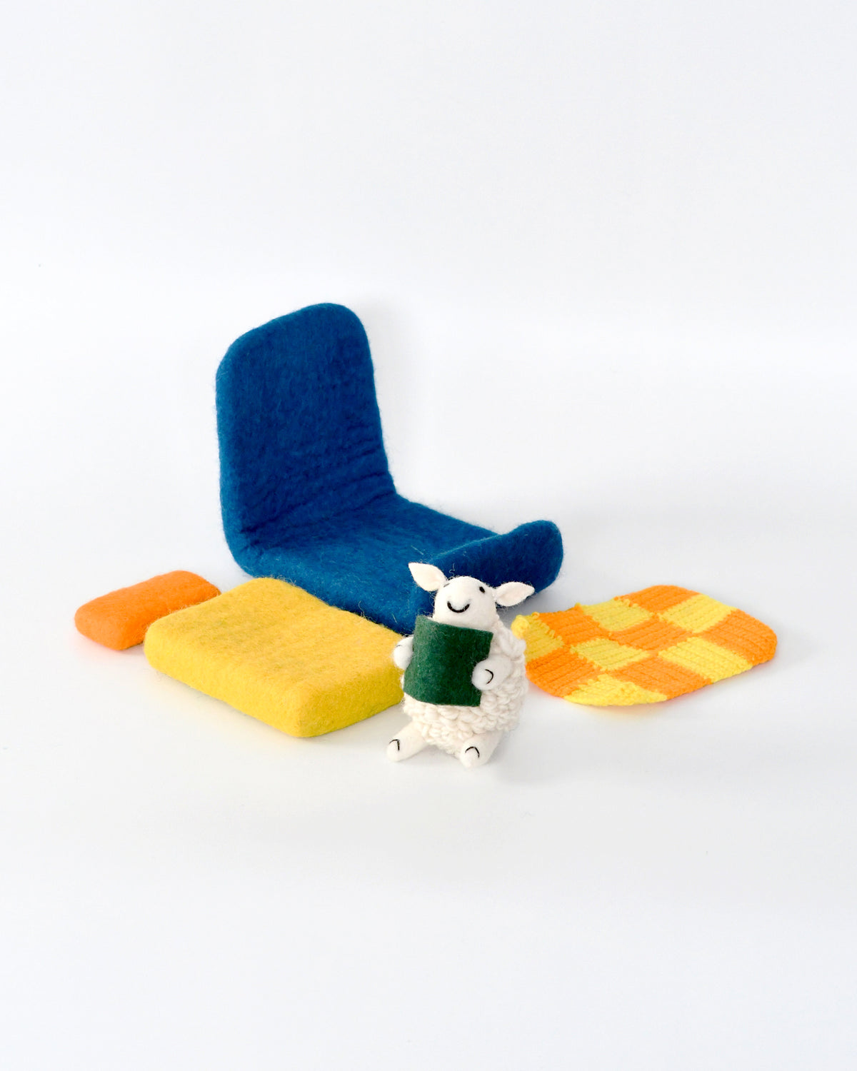 Where Is The Green Sheep? Bed Sheep Play Set