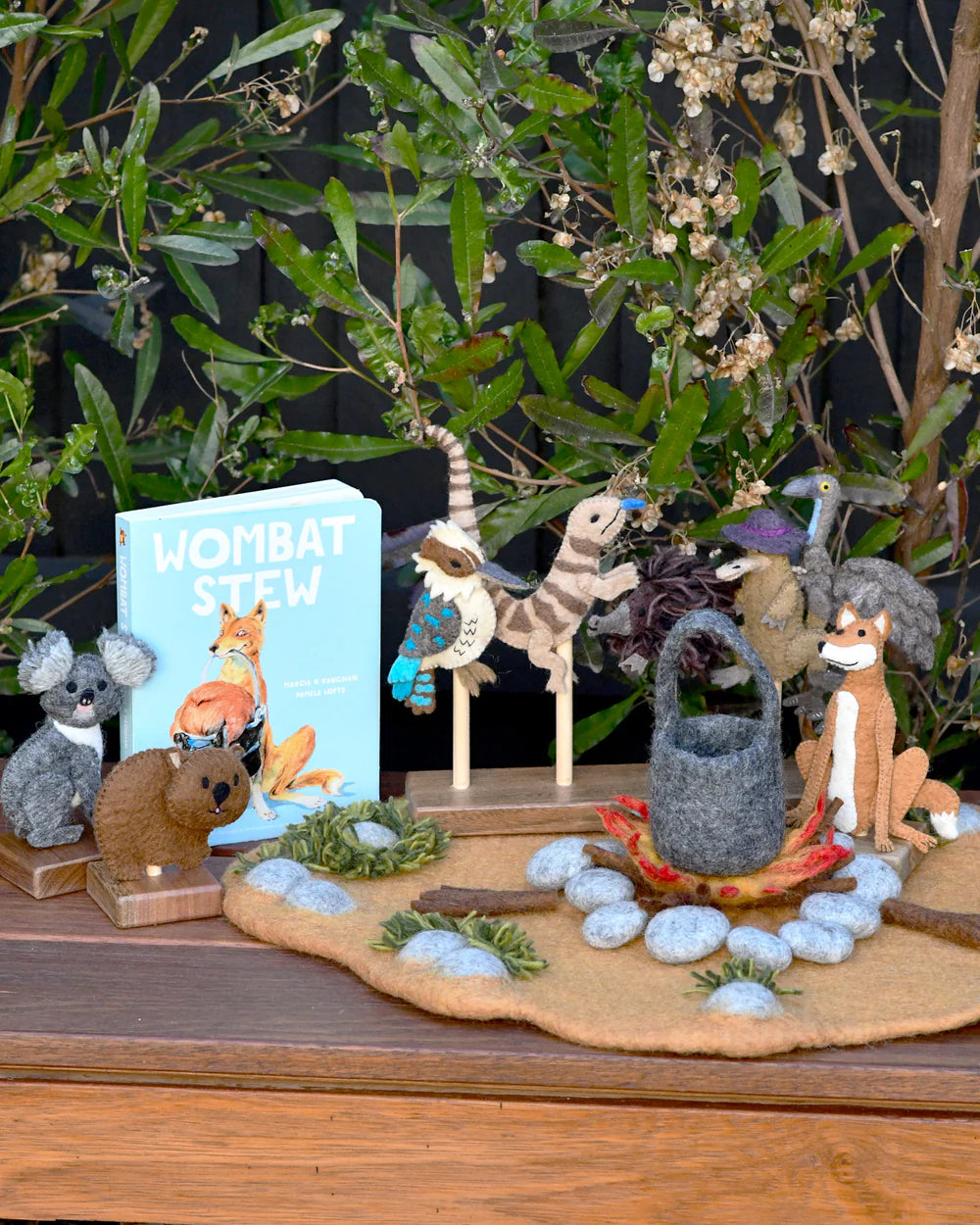 Handcrafted Felt Playscape Play Mats